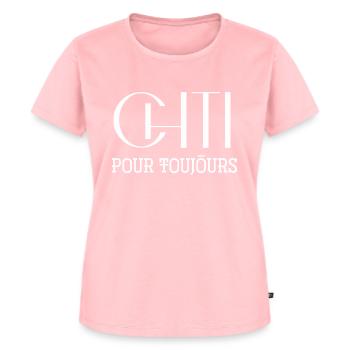 Chti forever gift ch'ti man woman - Women's Premium Organic T-shirt - rose - Front - AI Model Female 172 dark (172cm)