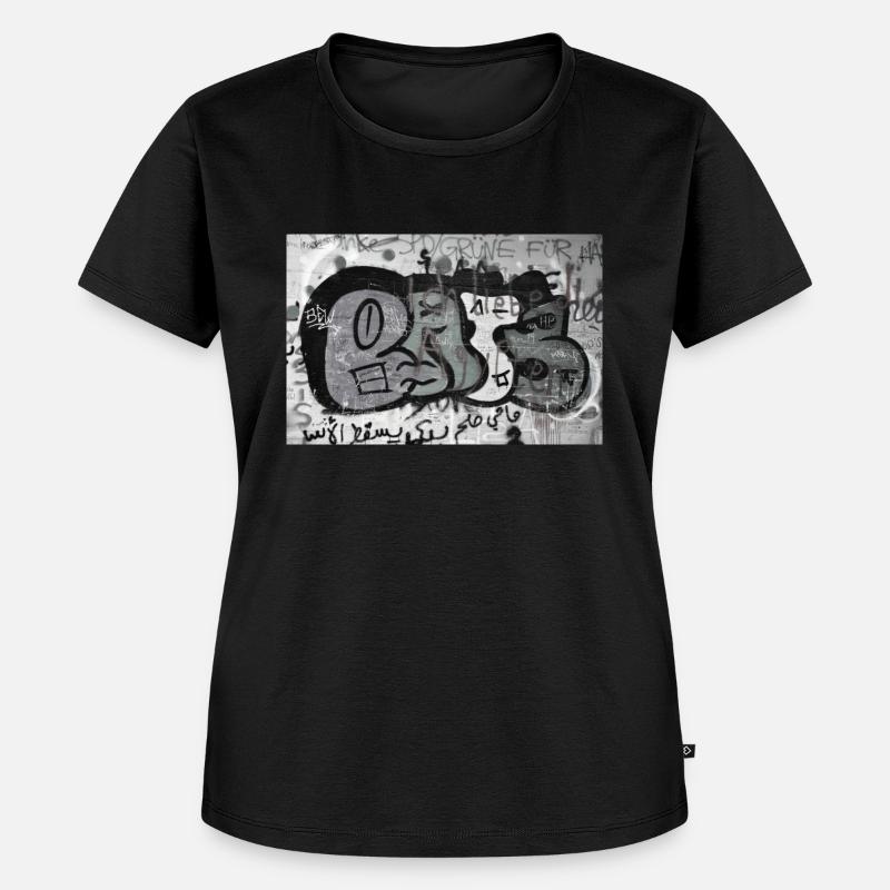 Graff City - Frauen Premium Bio T-Shirt - Schwarz