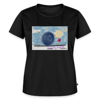 Non Sense Lied - Frauen Premium Bio T-Shirt - Schwarz - Vorne - Selfina (174cm)