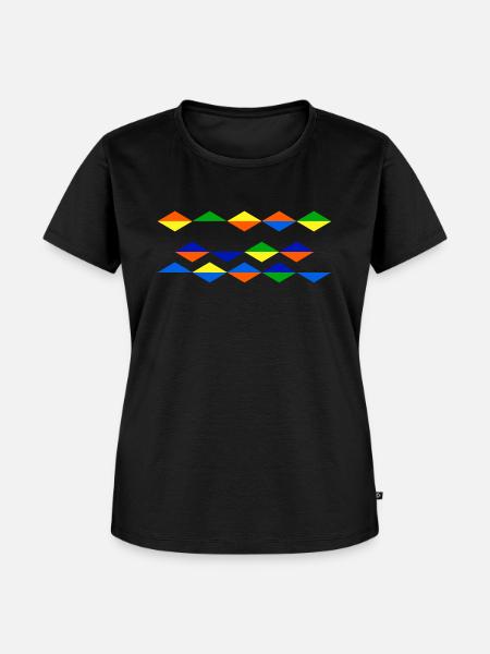 diamonds - Frauen Premium Bio T-Shirt - Schwarz