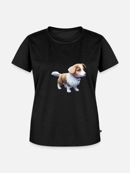 Australian Shepherd Hund - Frauen Premium Bio T-Shirt - Schwarz