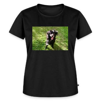 Hund Dog Samy - Women's Premium Organic T-shirt - black - Front - Selfina (174cm)