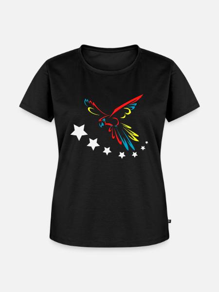 Ara-Flagge - Frauen Premium Bio T-Shirt - Schwarz