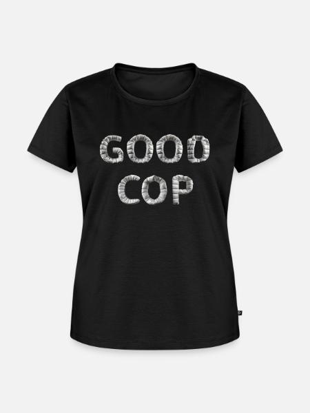 Good Cop - Frauen Premium Bio T-Shirt - Schwarz