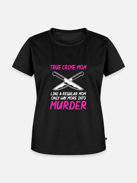 Krimi True Crime - Frauen Premium Bio T-Shirt - Schwarz