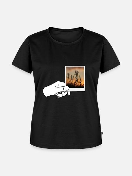 Bild Feld - Frauen Premium Bio T-Shirt - Schwarz