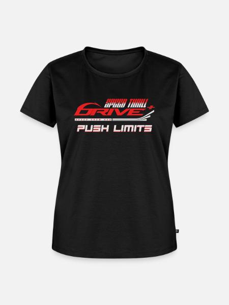 Thrill Drive Grafik - Frauen Premium Bio T-Shirt - Schwarz