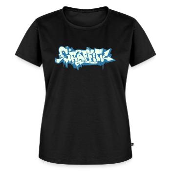 GRAFFITI - T-shirt Premium bio Femme - noir - Devant - Selfina (174cm)