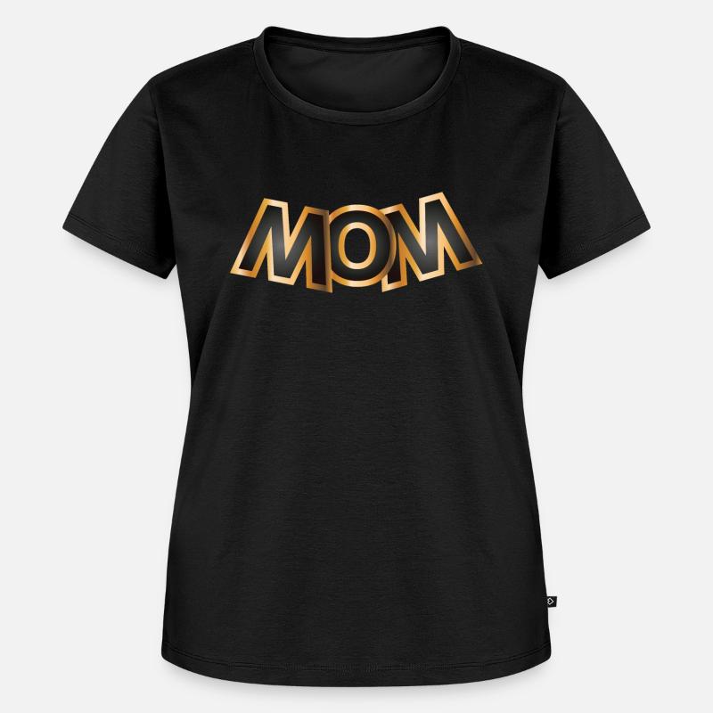 Goldene Mutter - Frauen Premium Bio T-Shirt - Schwarz