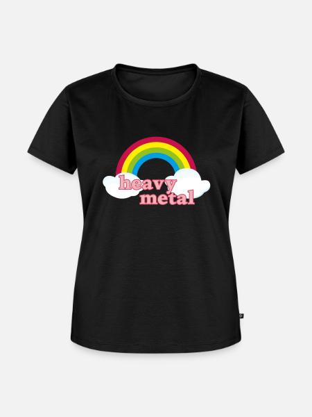 Heavy Metal - Frauen Premium Bio T-Shirt - Schwarz
