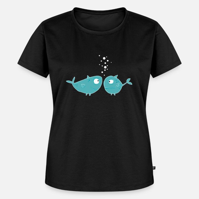 Pisces - Women's Premium Organic T-shirt - black