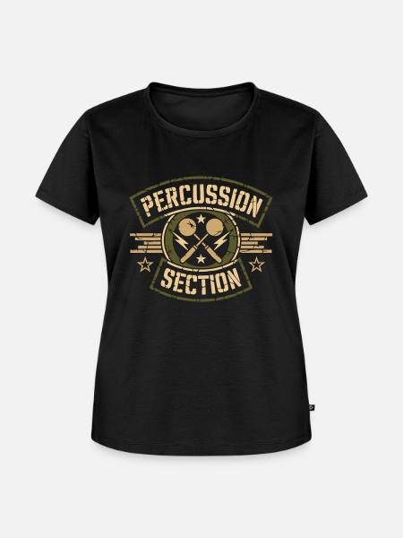 Abzeichen der Percussion-Sektion - Frauen Premium Bio T-Shirt - Schwarz