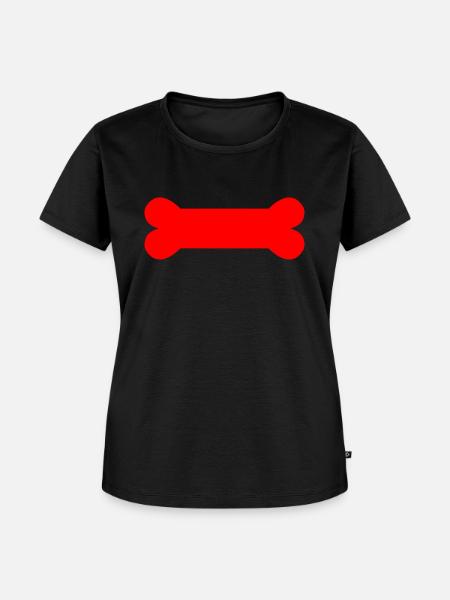Pup Play Bone - Frauen Premium Bio T-Shirt - Schwarz