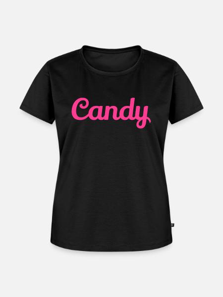 Candy - Frauen Premium Bio T-Shirt - Schwarz