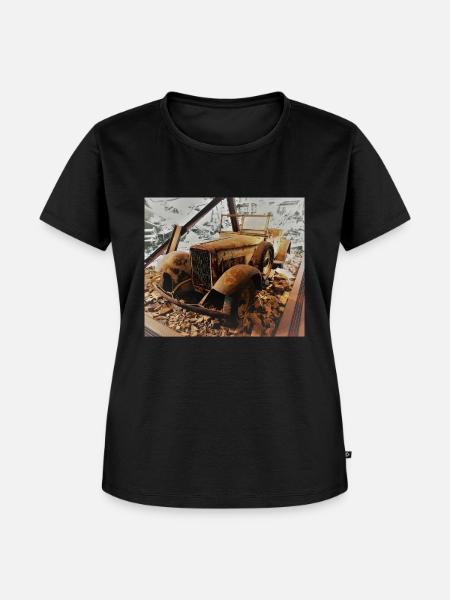 Oldtimer - Frauen Premium Bio T-Shirt - Schwarz