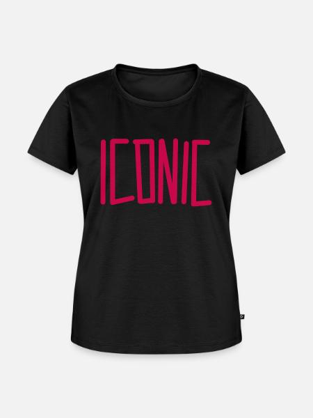 iconic - Frauen Premium Bio T-Shirt - Schwarz