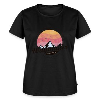 Vintage Waymaker Promise Keeper Wundertäter - Frauen Premium Bio T-Shirt - Schwarz - Vorne - Selfina (174cm)