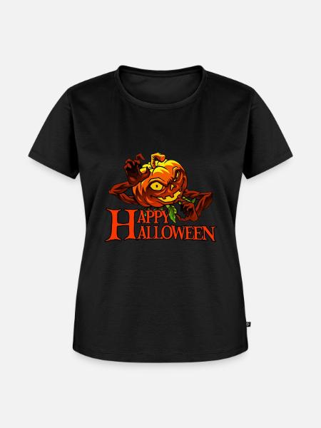 Halloween-Happy Halloween Party - Frauen Premium Bio T-Shirt - Schwarz