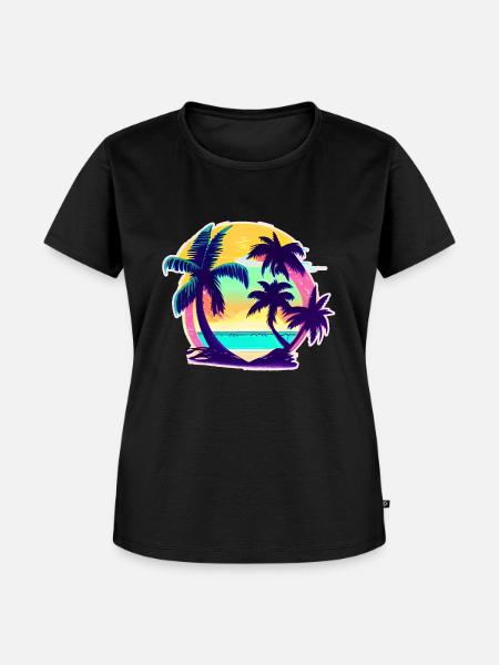 Sommerzeit! - Frauen Premium Bio T-Shirt - Schwarz