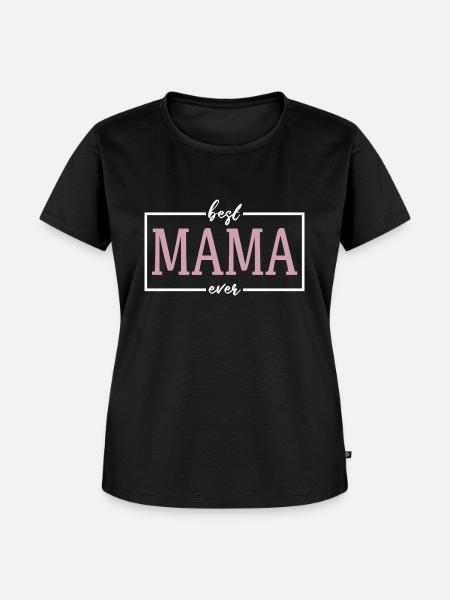 Die beste Mama - Frauen Premium Bio T-Shirt - Schwarz