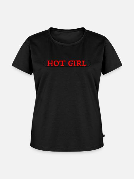 Heißes Mädchen - Frauen Premium Bio T-Shirt - Schwarz
