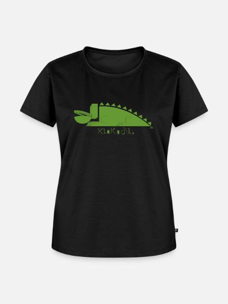 Klokodil - Frauen Premium Bio T-Shirt - Schwarz