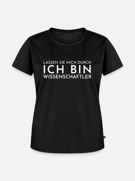 Wissenschaftler - Frauen Premium Bio T-Shirt - Schwarz