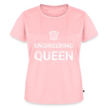 Ingenieur Königin - Frauen Premium Bio T-Shirt - Rosa - Vorne - AI Model Female 172 dark (172cm)