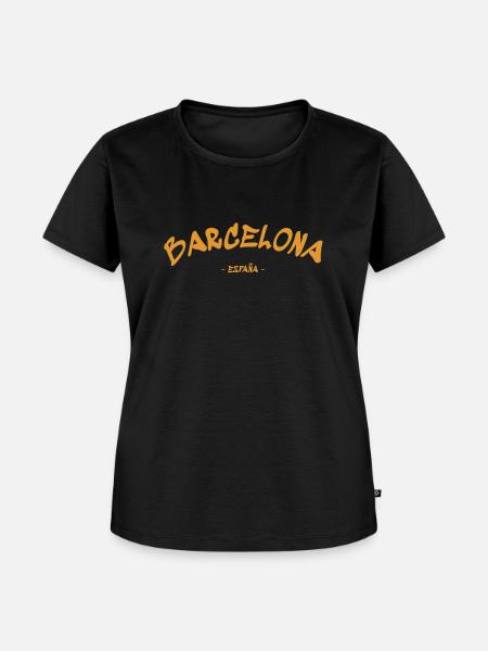 Barcelona - Espana - Spain - Spanien - Frauen Premium Bio T-Shirt - Schwarz