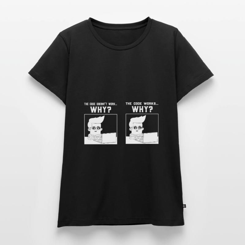 Coder Programmieren Spruch Programmierer Geschenk Frauen Premium Bio T-Shirt