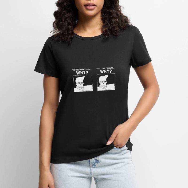 Coder Programmieren Spruch Programmierer Geschenk Frauen Premium Bio T-Shirt