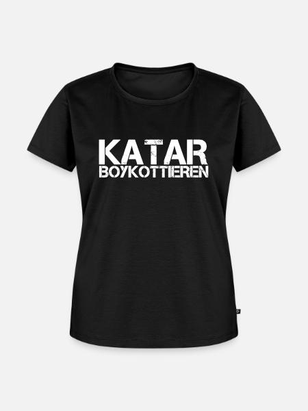 WM Katar - Frauen Premium Bio T-Shirt - Schwarz