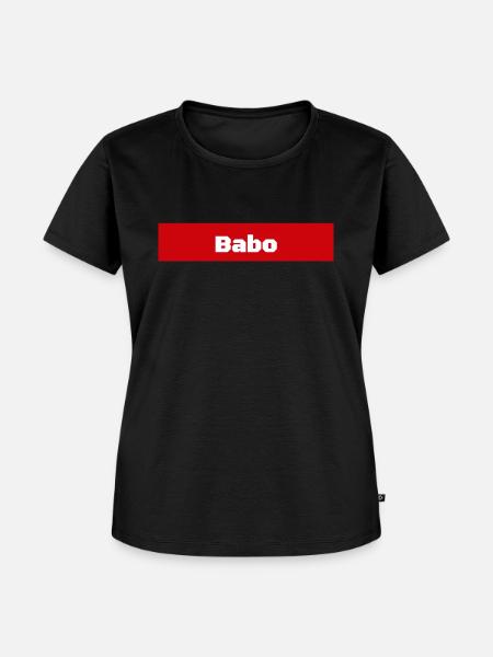 Babo - Frauen Premium Bio T-Shirt - Schwarz