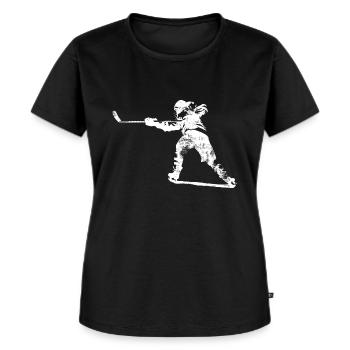 hockey sur glace hockey sur glace - T-shirt Premium bio Femme - noir - Devant - Selfina (174cm)
