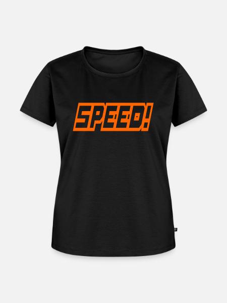 SPEED! - Frauen Premium Bio T-Shirt - Schwarz