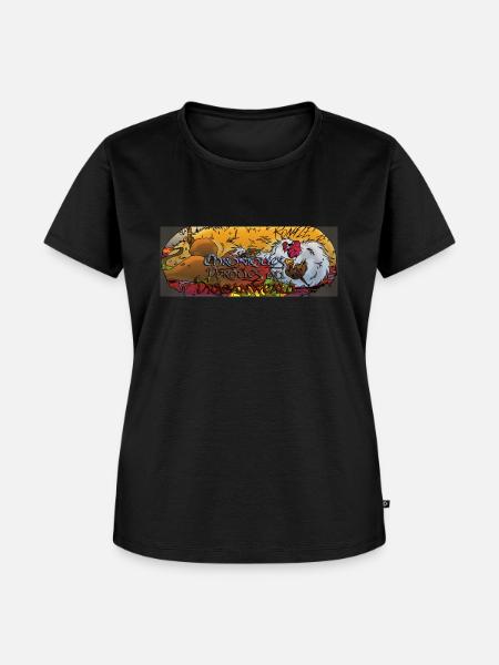Titel des Sleeping Suhl-Logos - Frauen Premium Bio T-Shirt - Schwarz