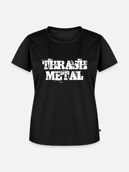 Thrash-Metal-Logo-Design - Frauen Premium Bio T-Shirt - Schwarz