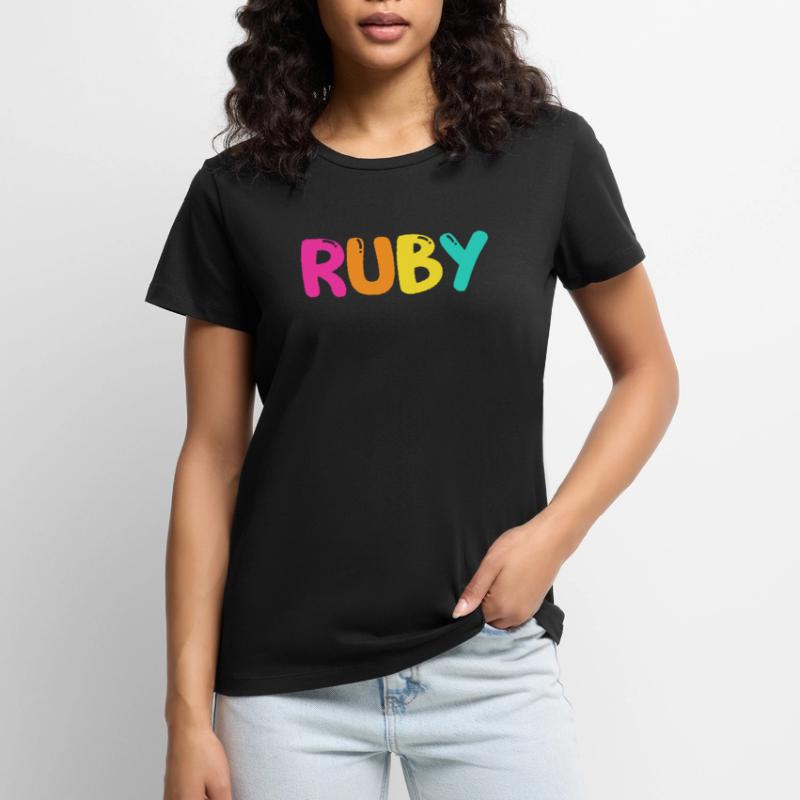 Name - Ruby Women's Premium Organic T-shirt