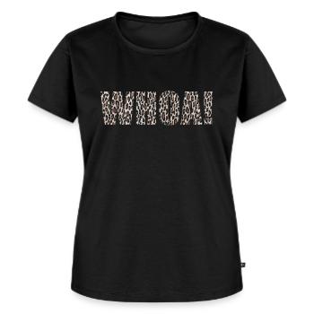 Whoa Leo Reining Sliding Stop - Women's Premium Organic T-shirt - black - Front - Selfina (174cm)