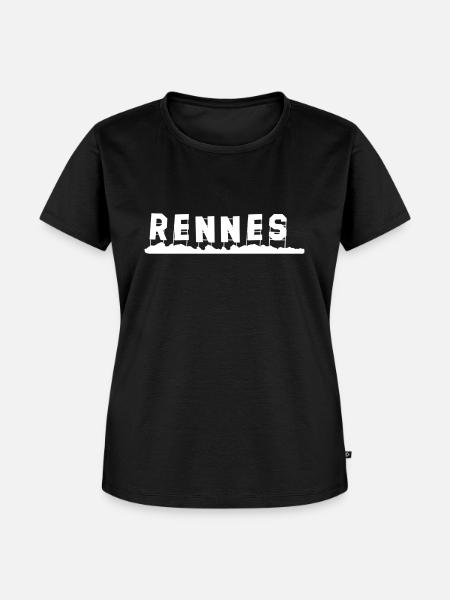 Rennes - Frauen Premium Bio T-Shirt - Schwarz