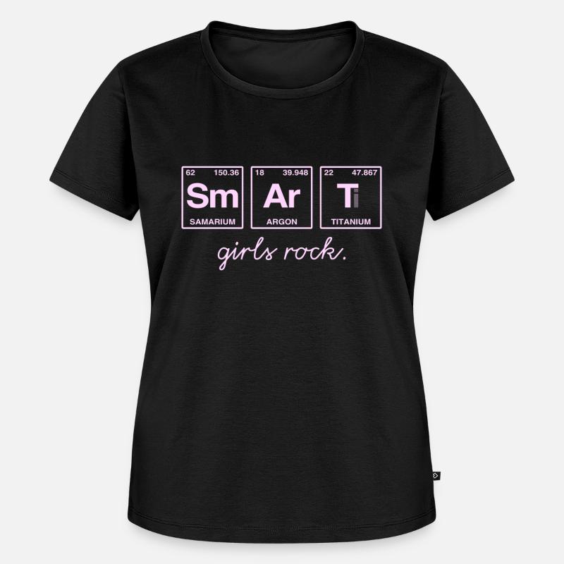 SMART GIRLS ROCK - Système Perdiode Elements - T-shirt Premium bio Femme - noir