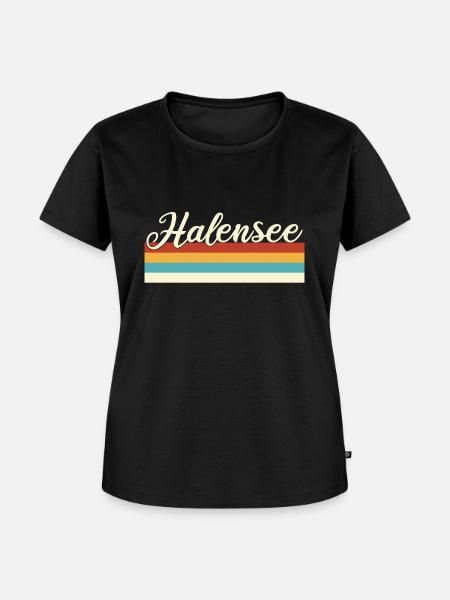 Halensee - Charlottenburg - Berlin - Retro - Frauen Premium Bio T-Shirt - Schwarz