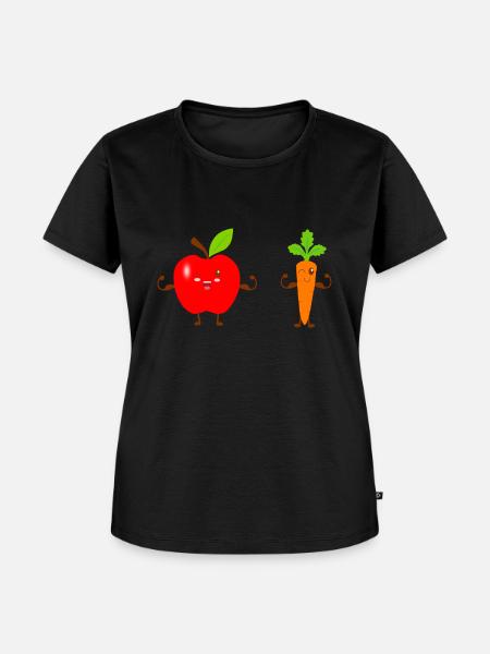 Gesund sein - Frauen Premium Bio T-Shirt - Schwarz