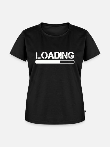 loading - Frauen Premium Bio T-Shirt - Schwarz
