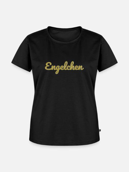 Engelchen - Frauen Premium Bio T-Shirt - Schwarz