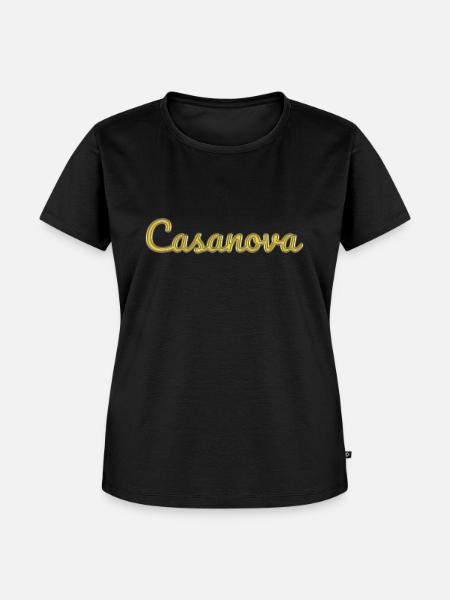 Casanova - Frauen Premium Bio T-Shirt - Schwarz
