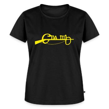 Irish Republicanism: Cumann na mBan, 1914 - Women's Premium Organic T-shirt - black - Front - Selfina (174cm)