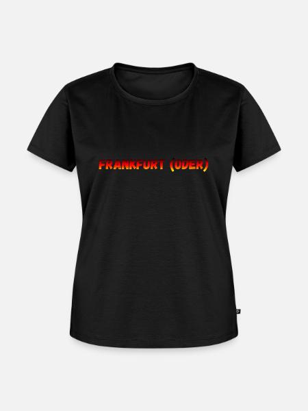 Frankfurt Oder - Frauen Premium Bio T-Shirt - Schwarz