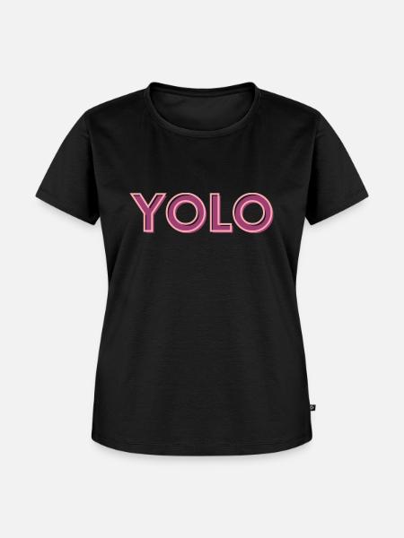 YOLO - Frauen Premium Bio T-Shirt - Schwarz