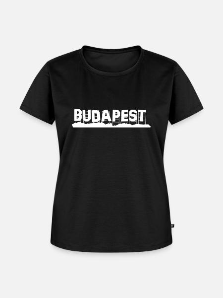 Budapest - Frauen Premium Bio T-Shirt - Schwarz